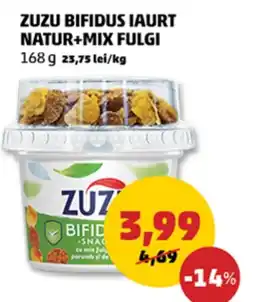 Penny Zuzu bifidus iaurt natur+mix fulgi Ofertă