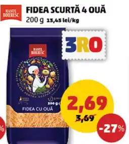 Penny Fidea scurtă 4 ouă Ofertă