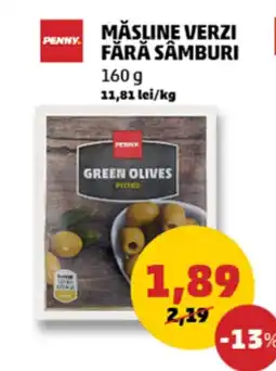 Penny Măsline verzi fără sâmburi Ofertă