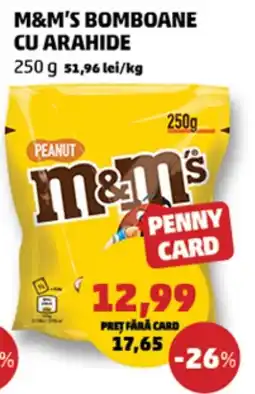Penny M&m's bomboane cu arahide Ofertă