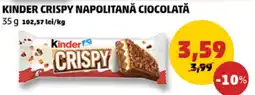 Penny Kinder crispy napolitană ciocolată Ofertă