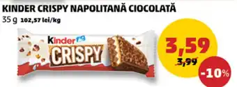Penny Kinder crispy napolitană ciocolată Ofertă