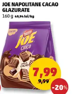 Penny Joe napolitane cacao glazurate Ofertă