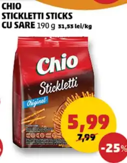 Penny Chio stickletti sticks cu sare Ofertă