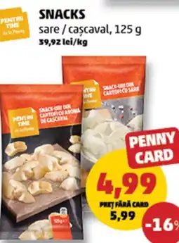 Penny SNACKS sare/cascaval Ofertă