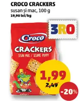 Penny Croco crackers susan şi mac Ofertă