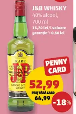 Penny J&b whisky Ofertă