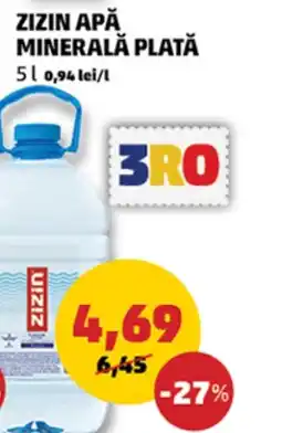 Penny Zizin apă minerală plată Ofertă