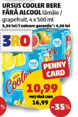 Penny Ursus cooler bere fără alcool Ofertă