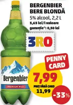 Penny Bergenbier bere blondă Ofertă