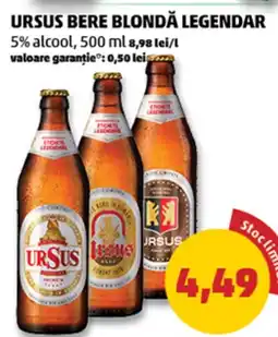 Penny Ursus bere blondă legendar Ofertă