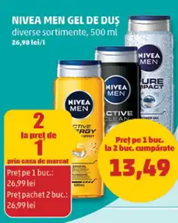 Penny Nivea men gel de duș Ofertă
