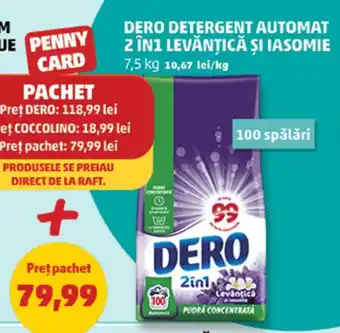 Penny Dero detergent automat 2 în1 levantică și iasomie Ofertă