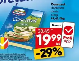 PROFI Cascaval Hochland clasic Ofertă