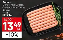 PROFI Cârnaţi Diana/Agro-Ardeal / Comtim / Peris / Teldo de porc Ofertă