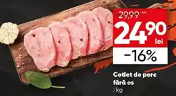 PROFI Cotlet de porc fără os Ofertă