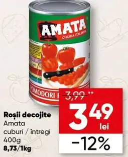 PROFI Roșii decojite Amata cuburi / întregi Ofertă