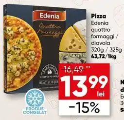 PROFI Pizza Edenia quattro formaggi / diavola Ofertă