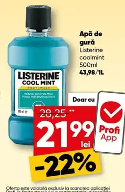 PROFI Apă de gură Listerine coolmint Ofertă