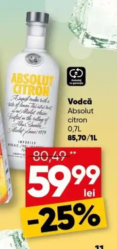 PROFI Vodcă Absolut citron Ofertă
