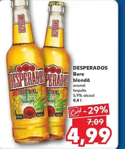 Kaufland DESPERADOS Bere blondă Ofertă