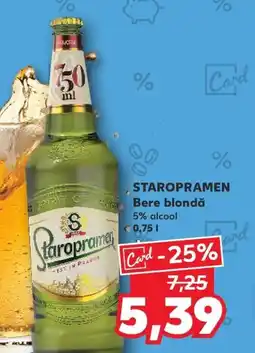 Kaufland STAROPRAMEN Bere blondă Ofertă