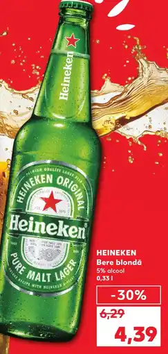 Kaufland HEINEKEN Bere blondǎ Ofertă