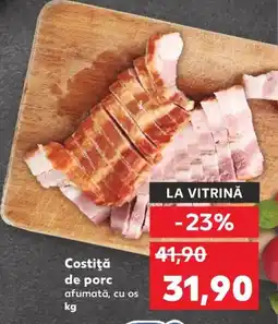 Kaufland Costiţă de porc afumată, cu os Ofertă