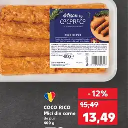 Kaufland COCO RICO Mici din carne de pui Ofertă