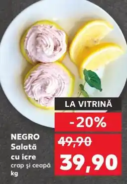 Kaufland NEGRO Salată cu icre crap şi ceapă Ofertă