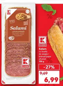 Kaufland Salam cu înveliş de ceapă / brânză/piper afumat Ofertă