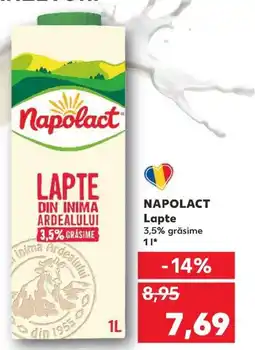 Kaufland NAPOLACT Lapte Ofertă