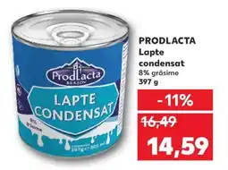 Kaufland PRODLACTA Lapte condensat Ofertă