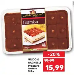 Kaufland GILDO & RACHELLI Prăjitură Tiramisu Ofertă
