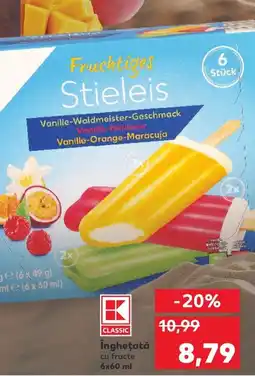 Kaufland Îngheţată cu fructe Ofertă