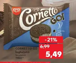 Kaufland CORNETTO Go Îngheţată Ofertă