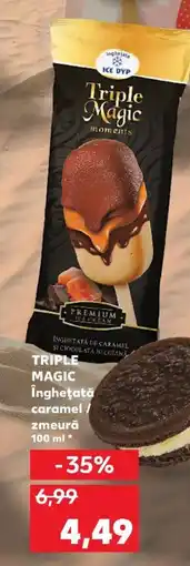 TRIPLE MAGIC Ingheţată caramel/ zmeură