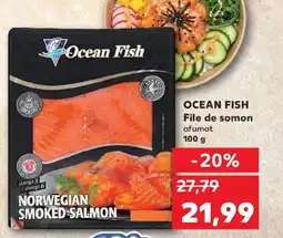 Kaufland OCEAN FISH File de somon afumat Ofertă