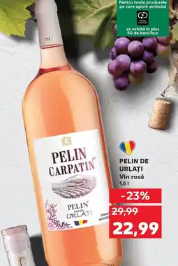 Kaufland PELIN DE URLAȚI Vin rosé Ofertă