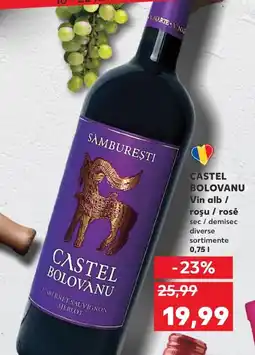 Kaufland CASTEL BOLOVANU Vin alb/ roşu / rosé Ofertă