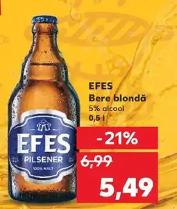 Kaufland EFES Bere blondă Ofertă