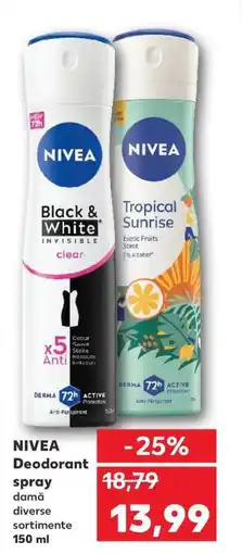 Kaufland NIVEA Deodorant spray Ofertă