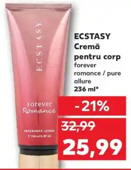 Kaufland ECSTASY Cremă pentru corp Ofertă