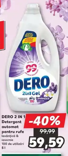 Kaufland DERO 2 In 1 Detergent automat pentru rufe Ofertă