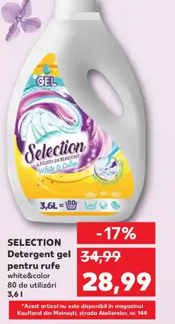 Kaufland SELECTION Detergent gel pentru rufe Ofertă
