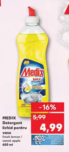 Kaufland MEDIX Detergent lichid pentru vase Ofertă