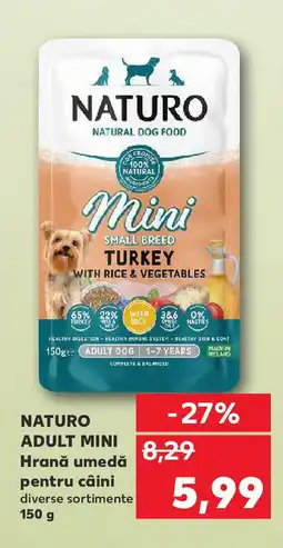 Kaufland NATURO Adult mini Hrană umedă pentru câini Ofertă
