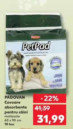 Kaufland PADOVAN Covoare absorbante pentru câini Ofertă
