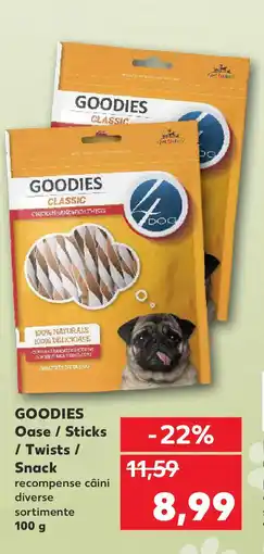 Kaufland GOODIES Oase / Sticks / Twists/ Snack Ofertă