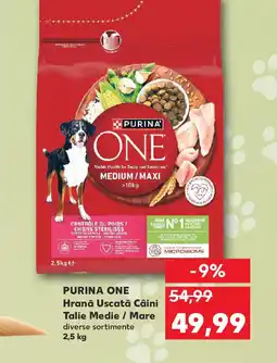 Kaufland PURINA One Hrană uscată Câini Talie Medie / Mare Ofertă